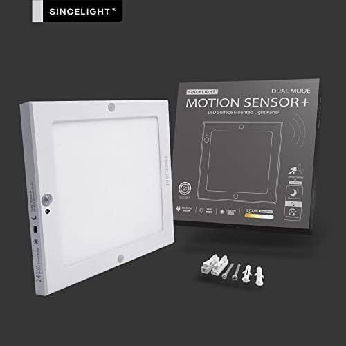 SINCELIGHT PIR LED - Lumină de plafon cu senzor de mișcare, 18W, formă ultrafină - imagine 7