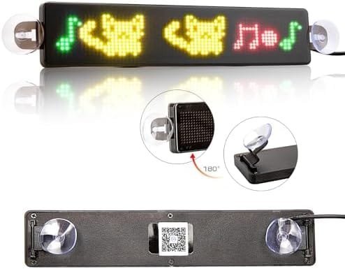 Afișaj LED Programabil Leadleds RGB – Panou cu Mesaje Derulante, Control prin Bluetooth și Aplicație, USB 5V, pentru Mașini, Taxiuri, Vitrine (23x5 cm) - imagine 8