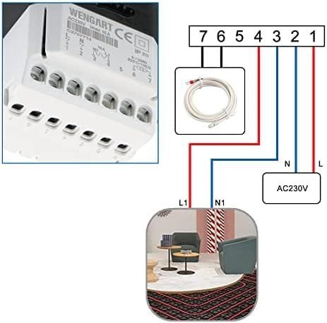 Wengart - Termostat de cameră programabil - imagine 3