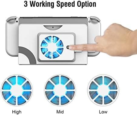 Ventilator de răcire ElecGear pentru dock-ul Nintendo Switch OLED - imagine 3