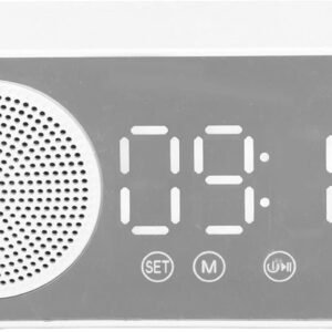 Ceas de alarmă digital PUSOKEI, cu difuzor Bluetooth