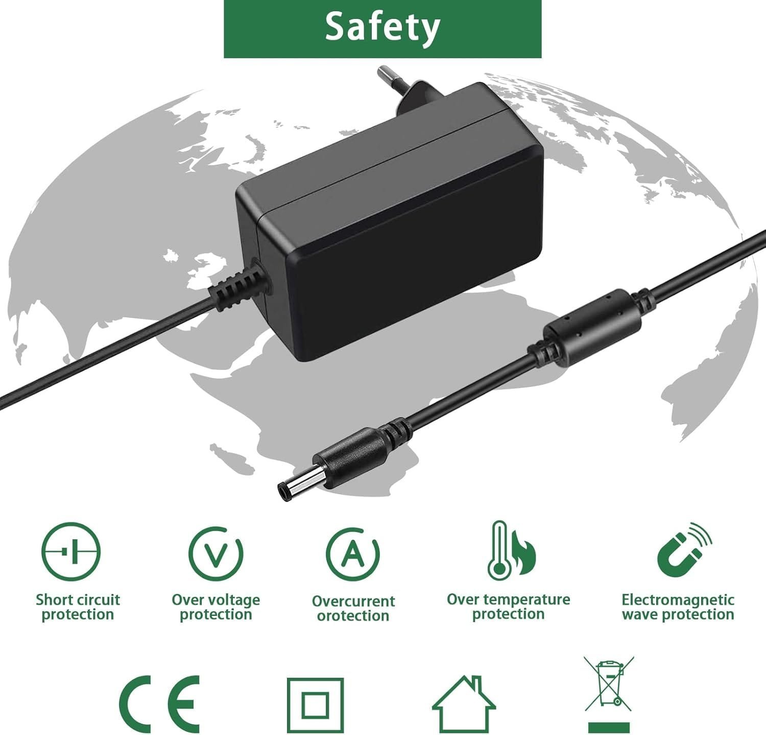 Alimentator de 30W pentru Echo Show 8, Echo Show 15, Echo Show 10, Echo Generațiile 3 și 4, 18v 1.67A - imagine 6