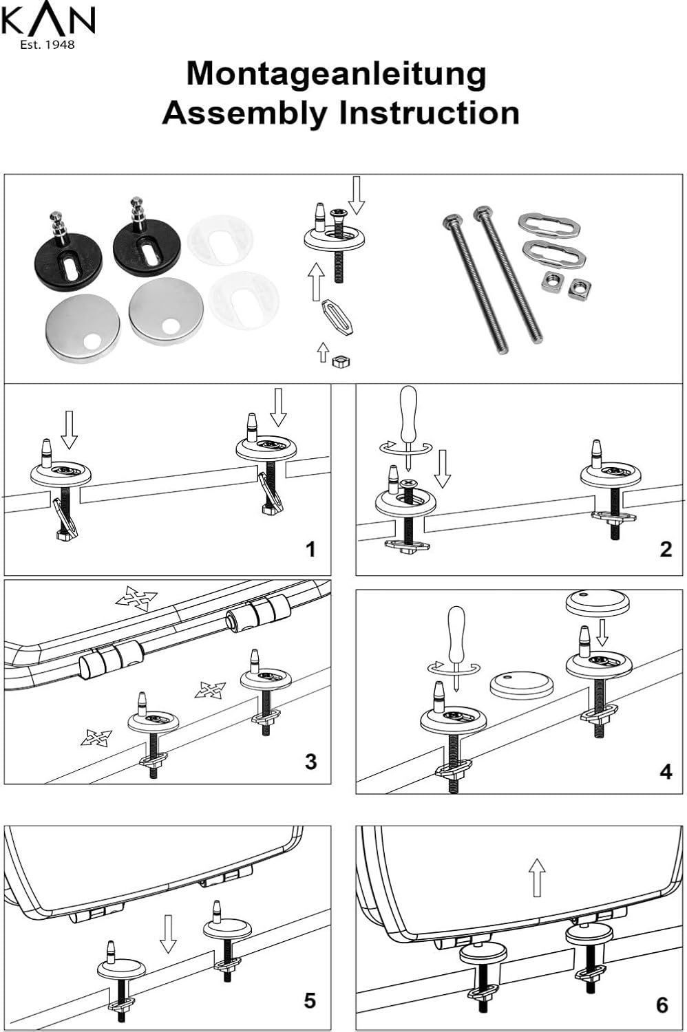 Capac WC KAN Malmö D-Shape – cu închidere lentă și sistem QuickRelease, formă D, material MDF, rezistență până la 175 kg - imagine 3