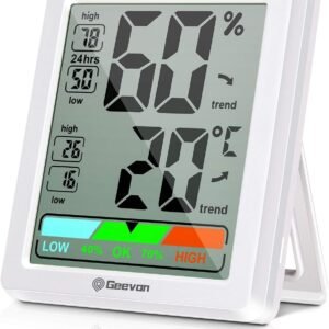 Geevon Termometru Digital și Higrometru de Interior