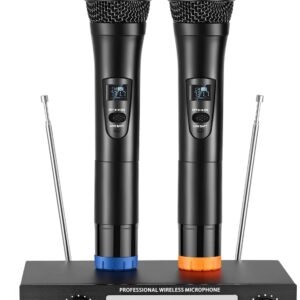 Sistem de Microfon Wireless ALPOWL WXM - Set Profesional Dual UHF