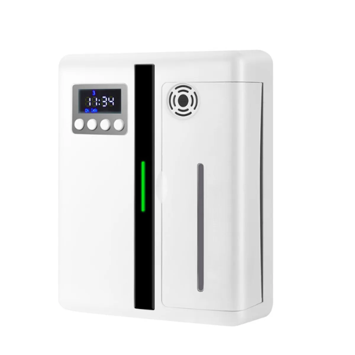 Difuzor automat de arome cu rezervor de 160 ml și funcție de temporizator – Dispozitiv de parfumare cu uleiuri esențiale pentru casă, hotel și birou – Purificator de aer elegant și silențios