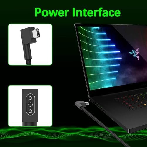 Încărcător pentru Razer Blade 14 15, Razer Blade Pro 17 - 230 W - RTX2070 RTX2080 RTX3060 RTX3070Ti RTX3080 RC30-024801 RZ09-0369 RZ00230W - imagine 2