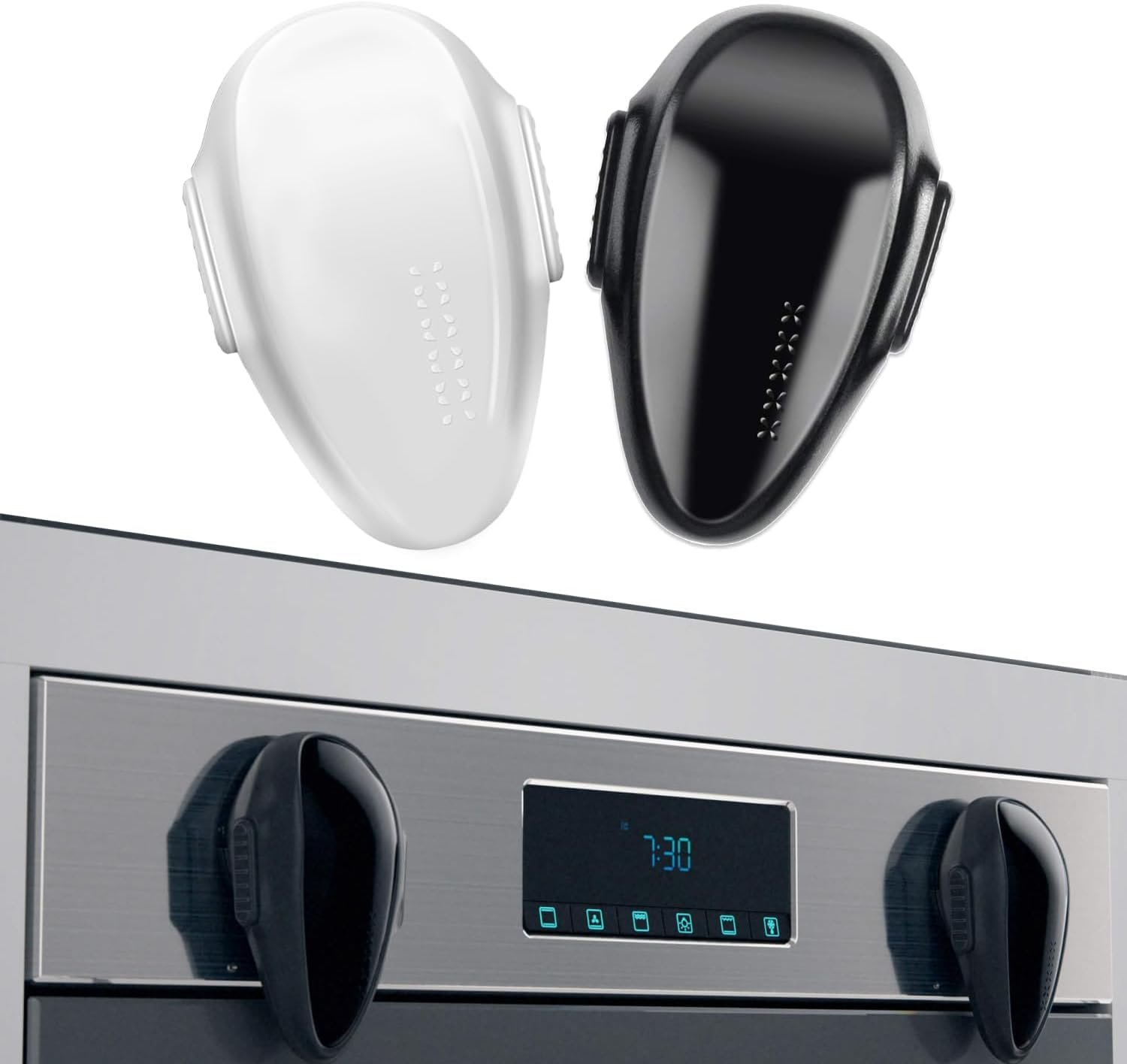 Beartop – Blocator usa cuptor sau masina de spalat vase pentru copii, blocare frontala, usor de instalat, adeziv 3M, 2 buc.