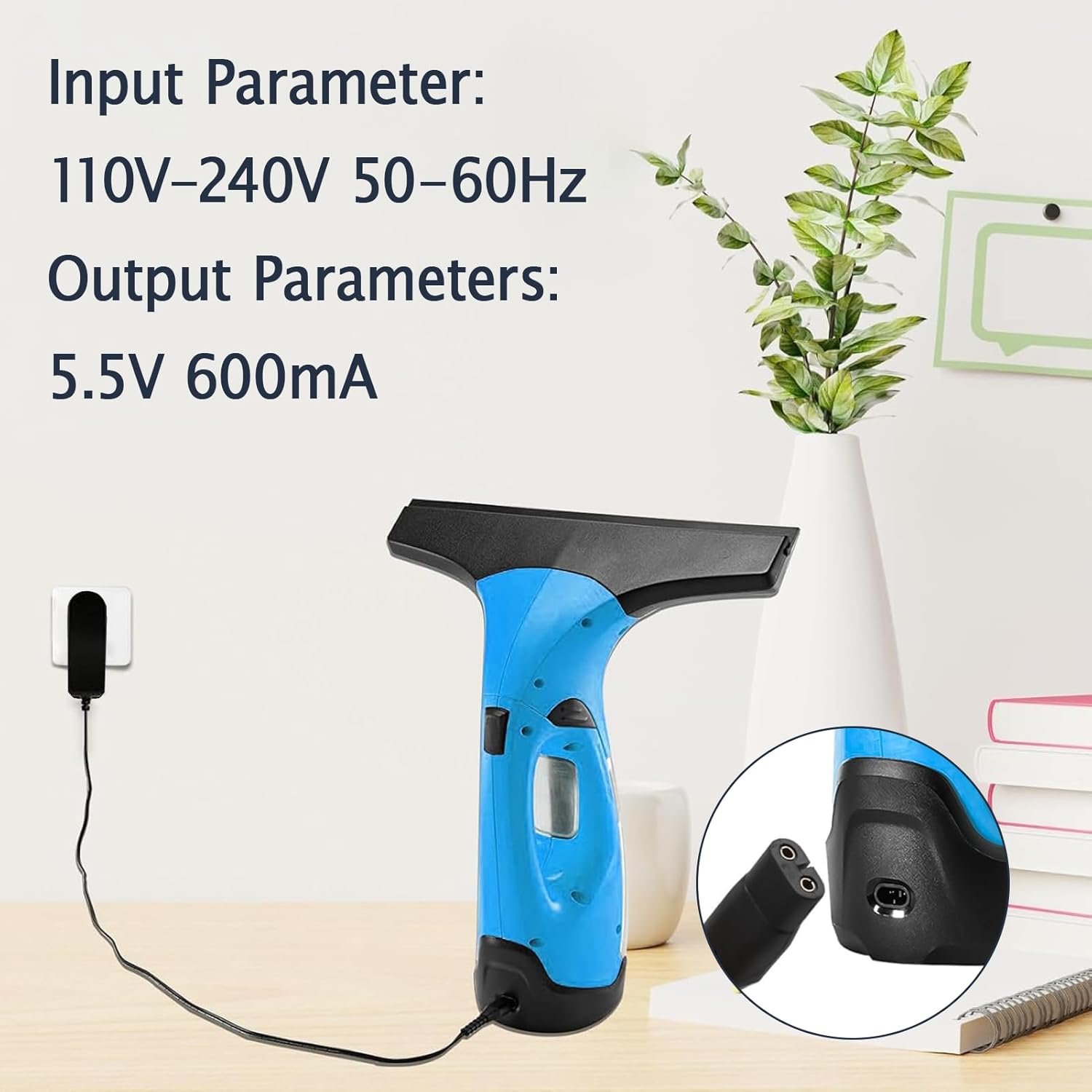 Încărcător compatibil cu Kärcher WV1, WV2, WV5, WV50, WV55, WV60, WV70, WV75 – 5.5V 600mA - imagine 4