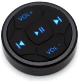 Telecomandă Bluetooth pentru volan auto, control multimedia wireless pentru iPhone și Android, handsfree pentru condus și ciclism