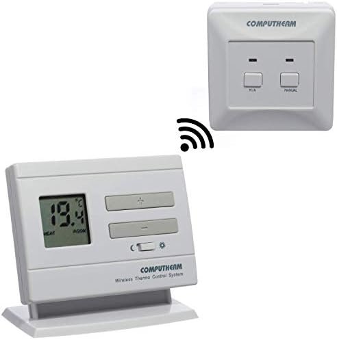Termostat wireless digital COMPUTHERM Q3RF cu receptor – control inteligent al temperaturii, mod Economy & Comfort, afișaj digital
