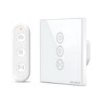 Întrerupător inteligent WiFi pentru rulouri și jaluzele electrice, cu telecomandă RF și funcție timer, compatibil Google Home & Smart Life – LoraTap