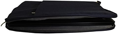 Husă laptop premium 11.6–13.3” Emartbuy, negru, material textil cu mâner retractabil și buzunar cu fermoar - imagine 2