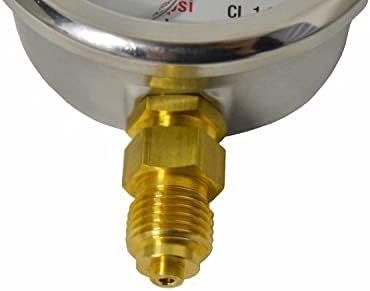 Manometru cu glicerină 63 mm, racord inferior BSPP 1/4", 0–250 bar – GLYMAN63UR1/4 - imagine 4