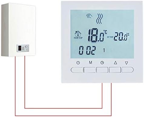 Termostat programabil AVStar pentru centrală pe gaz, display LCD iluminat, alimentare pe baterii - imagine 9