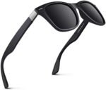 Ochelari de soare polarizați unisex, ramă ușoară, protecție UV400, design modern pentru femei și bărbați – GQUEEN