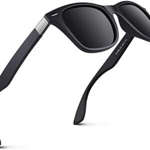 Ochelari de soare polarizați unisex, ramă ușoară, protecție UV400, design modern pentru femei și bărbați – GQUEEN