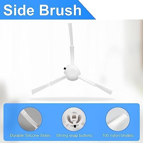 Kit accesorii compatibile Xiaomi X20+ / X10+ și Dreame L10 / S10 / S20, piese de schimb pentru aspirator robot - imagine 7
