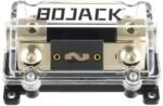 Suport Siguranță ANL BOJACK 120A pentru Cablu 0/2/4 AWG, Inline Fuse Holder Auto cu Capac Transparent pentru Mașină, Barcă și Rulotă