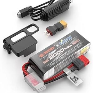 Baterie LiPo HYPER GO Angry Snail 3S 11.1V 2000mAh 25C pentru mașini RC 1/14 și 1/1