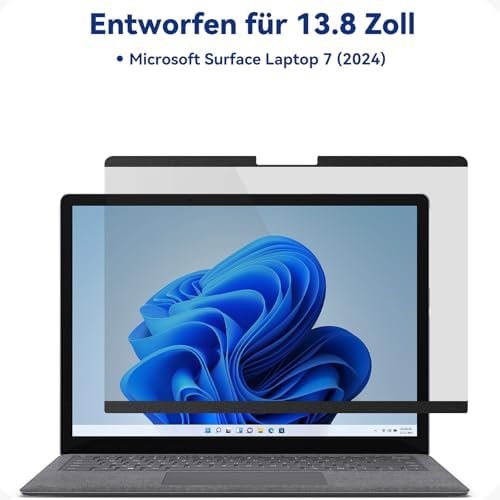 Filtru de confidențialitate magnetic Protescreen pentru Microsoft Surface Laptop 7 (13.8”), anti blue light & anti-glare - imagine 7