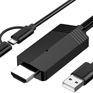 Cablu MiraScreen LD24 USB la HDMI pentru Android 2m, adaptor 1080P Android la TV, convertor Digital AV pentru telefon și tabletă
