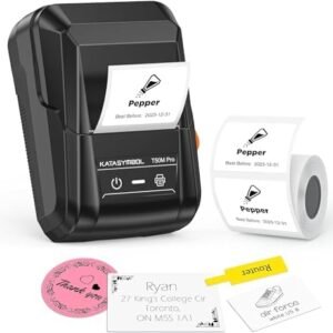 Imprimantă etichete Bluetooth SUPVAN T50M Pro cu bandă, waterproof, fără cerneală – pentru casă, birou și business