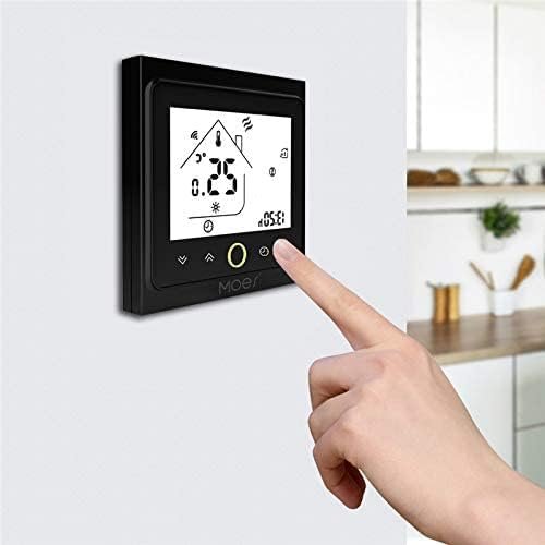 Termostat inteligent WiFi MOES pentru încălzire pe apă/gaz, control prin aplicație Tuya Smart Life, programabil, compatibil Alexa & Google Home - imagine 7