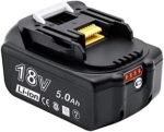 Acumulator AKKOPOWER 18V 5000mAh Compatibil BL1850 / BL1860B, Baterie Li-Ion cu Indicator LED pentru Scule Electrice 18V