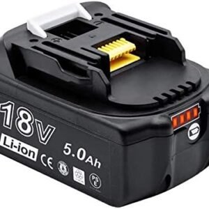 Acumulator AKKOPOWER 18V 5000mAh Compatibil BL1850 / BL1860B, Baterie Li-Ion cu Indicator LED pentru Scule Electrice 18V