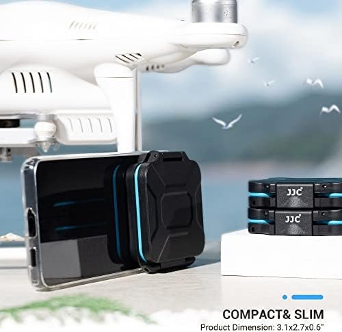 Cutie portabilă JJC pentru carduri de memorie, 12 sloturi – 4× CFexpress Type A + 8× MicroSD, rezistentă la apă și șocuri - imagine 7