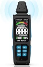 Detector EMF DURFICST EMF02R-EU – aparat profesional pentru măsurarea radiațiilor electromagnetice RF/EF/MF cu display digital și baterie reîncărcabilă
