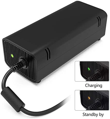 Sursă alimentare Xbox 360 Slim 135W, adaptor AC replacement non-OEM, 12V 10.83A, voltaj universal, LED indicator - imagine 3
