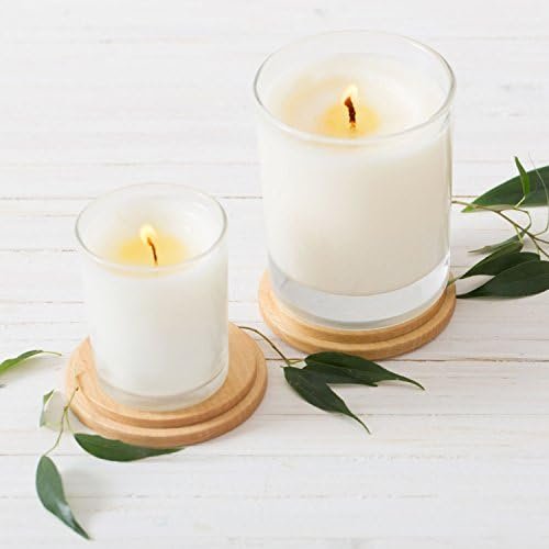 Fitiluri pentru lumânări DIY Hestya – Set 100 fitiluri ceruite preasamblate cu 100 autocolante dublu adezive și 1 suport metalic pentru centrare, 10 cm & 15 cm - imagine 7