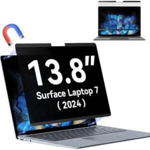 Filtru de confidențialitate magnetic Protescreen pentru Microsoft Surface Laptop 7 (13.8”), anti blue light & anti-glare