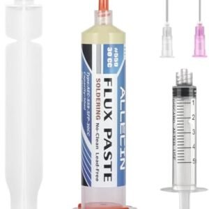 Flux de lipire ALLECIN AEC-559-SFP-30CC 30ml No-Clean fără plumb pentru SMD, PCB și BGA cu seringă de precizie