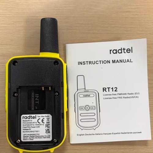 Set 2 walkie-talkie Radtel RT12 reîncărcabile USB, stații radio FRS cu rază lungă, 16 canale, funcție VOX handsfree, pentru camping și drumeții - imagine 8