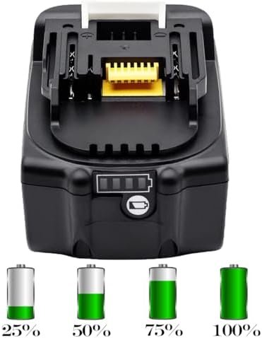 Acumulator AKKOPOWER 18V 5000mAh Compatibil BL1850 / BL1860B, Baterie Li-Ion cu Indicator LED pentru Scule Electrice 18V - imagine 4