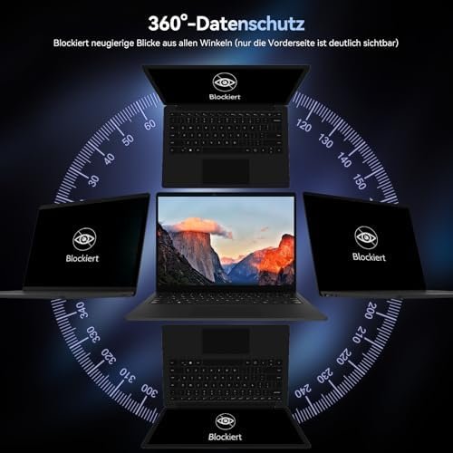 Filtru de confidențialitate laptop Protescreen 15.6” 16:9, protecție 360°, anti blue light & anti-glare - imagine 2