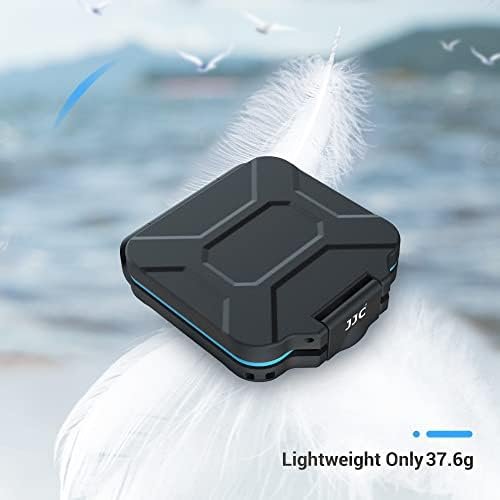 Cutie portabilă JJC pentru carduri de memorie, 12 sloturi – 4× CFexpress Type A + 8× MicroSD, rezistentă la apă și șocuri - imagine 8