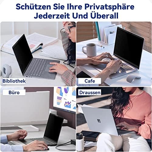 Filtru de confidențialitate magnetic Protescreen pentru Microsoft Surface Laptop 7 (13.8”), anti blue light & anti-glare - imagine 6