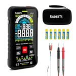 Multimetru Digital Inteligent KAIWEETS KM601, 10000 Counts, Auto Range, AC/DC, Voltmetru, Ohmmetru, Capacitate, Frecvență, NCV, Temperatură, 10A