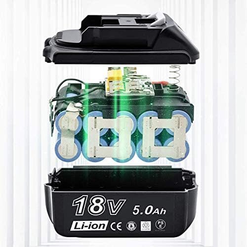 Acumulator AKKOPOWER 18V 5000mAh Compatibil BL1850 / BL1860B, Baterie Li-Ion cu Indicator LED pentru Scule Electrice 18V - imagine 2