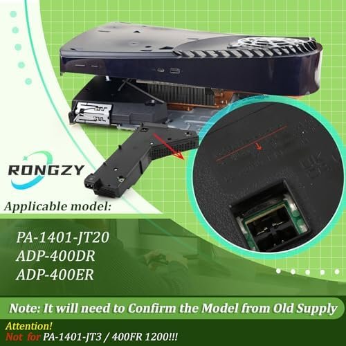 Sursă de alimentare internă pentru PS5 RongZy ADP-400DR / ADP-400ER, înlocuitor PSU PA-1401-JT20 pentru PlayStation 5, cu unelte de reparație - imagine 3
