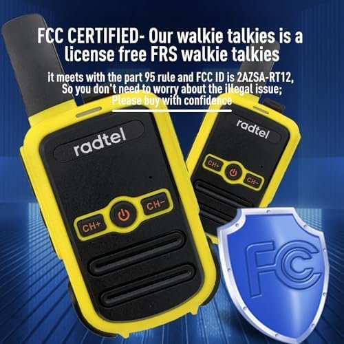Set 2 walkie-talkie Radtel RT12 reîncărcabile USB, stații radio FRS cu rază lungă, 16 canale, funcție VOX handsfree, pentru camping și drumeții - imagine 4