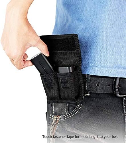 Husă / pouch JJC pentru baterii și accesorii foto, geantă compactă de depozitare cu fermoar – negru - imagine 7