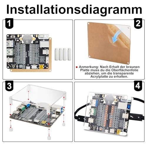 Tester cabluri USB Treedix, verificator USB-C / USB-A / Micro USB / Lightning, placă testare cabluri cu LED - imagine 6