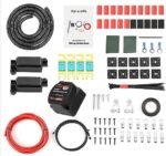 Kit Releu Separator Baterie 12V 140A Automat, VSR Dual Battery Isolator cu 2 Cabluri de 5m pentru Mașină, Camper, Barcă, 4x4 și Rulotă