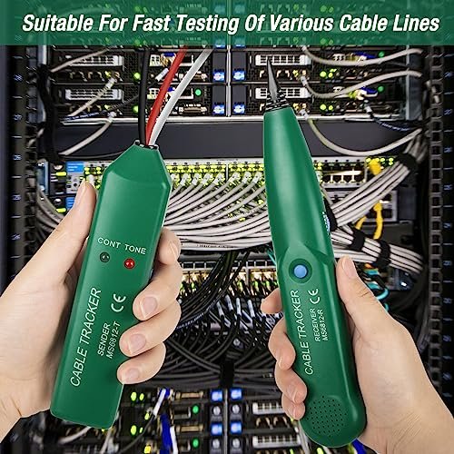 Tester și Detector Cabluri Multifuncțional, Cable Tracker pentru Fire Întrerupte, Rețea LAN, Telefonie - imagine 5