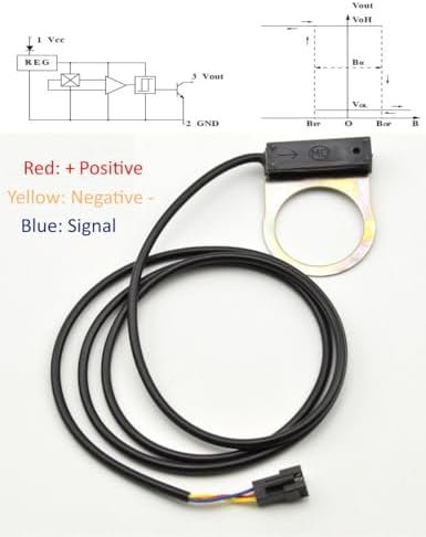 Set conversie e-bike: controller brushless MAGT 24V–36V + senzor PAS JZK 12 magneți, 3 pini - imagine 13